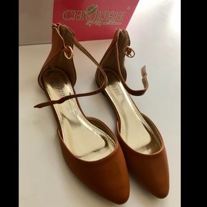 Leather flats